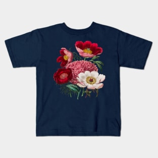 Bouquet of peonies Kids T-Shirt